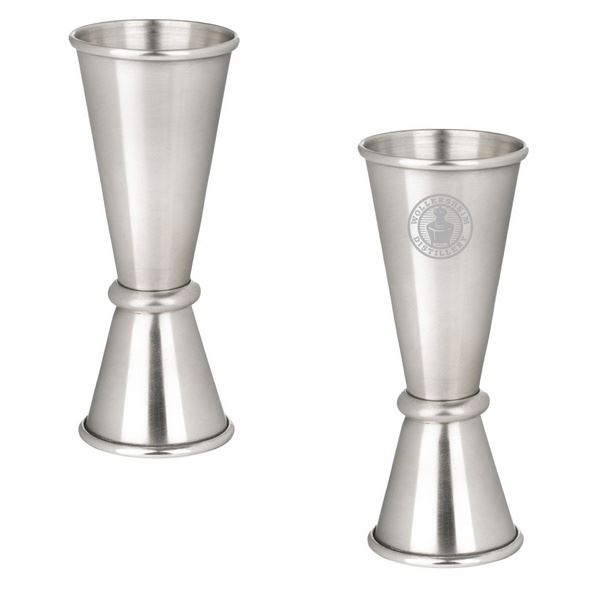 HST41213 Tall Double Sided Stainless Steel Cocktail Jigger With Custom Imprint